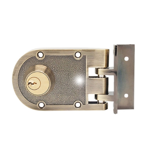 图片 Rim Locks, Double Cylinder Deadlock V198 1/4