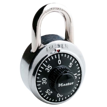 图片 Master Lock Combination 48MM 19MM Hard Steel Shackle Padlock, MSP1500D