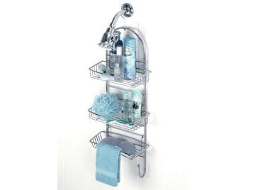 图片 Chrome caddy with 3 adjustable shelves