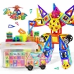 图片 Children's DIY Building Block Magnetic Toys, Geometric Figures Puzzle, CBBDIY