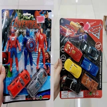 图片 Car Toys 6Pcs and Avenger with Car Set Toys, CT6AC