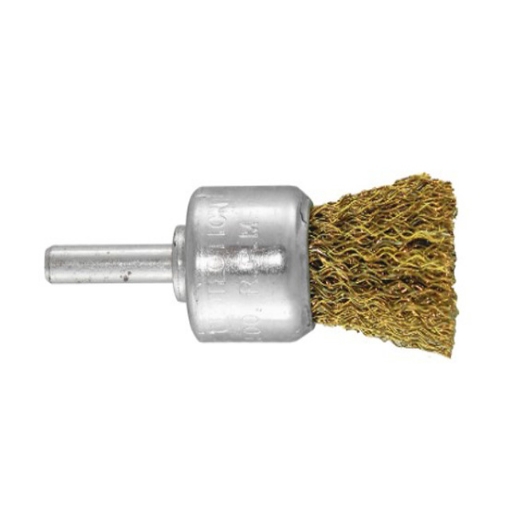 End Brush with 1/4 Shank (Crimped Wire)