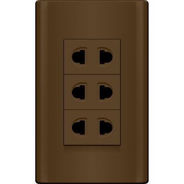 3 Gang Outlet Set