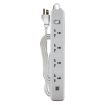 One Master Switch and 2 USB Ports (White)