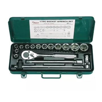 图片 Hans  1/2" Drive 17 Pcs.  Socket Wrench Set, 4618-2