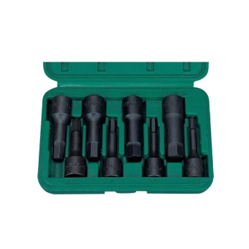 图片 Hans 1/2" DR. 8 Pcs. Hex Bit Socket Sets - Inches Size