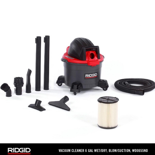 RIDGID Wet and Dry Vacuum Cleaner 6 Gallons