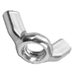 图片 304 Stainless Steel Solid Wing Nut Inches Size 3/16 1/4 5/16 3/8 7/16 , WNUT