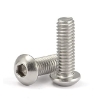 图片 304 Stainless Steel Allen Button Head Socket Screws - Inches Size 3/16 1/4 5/16 3/8 1/2 5/8 3/4, STAB