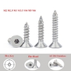 图片 304 Stainless Steel Self Tapping Screw, Flat Head (Metal Screw), SSST-FH