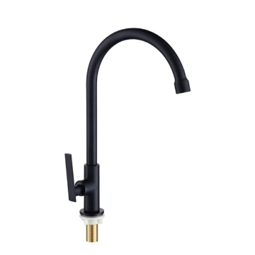 图片 AXIS  PILLAR TAP GOOSENECK, MATTE BLACK-DANUBE AXS01FD251B