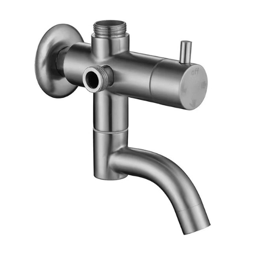 图片 AXIS ON-WALL SHOWER BAR SET, ROUND STAINLESS STEEL AXS52S300S