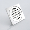 图片 AXIS FLOOR DRAIN STAINLESS STEEL 4"x 4" 5MM ROUND COVER AXS40A4401S 