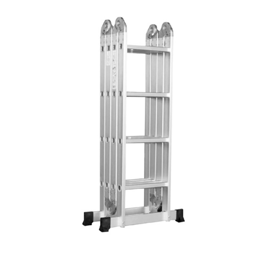 图片 HOMER HOMAY404 ALUMINUM MULTIPURPOSE LADDER 4 FOLDS-4 STEPS HOMAY404