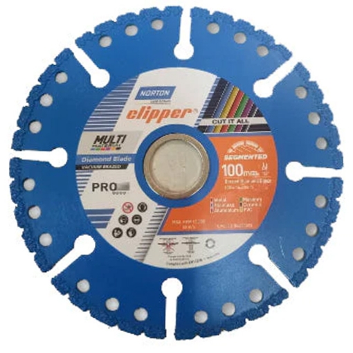 图片 NORTON CLIPPER MULTI MATERIAL DIAMOND CUT OFF DISC 4"