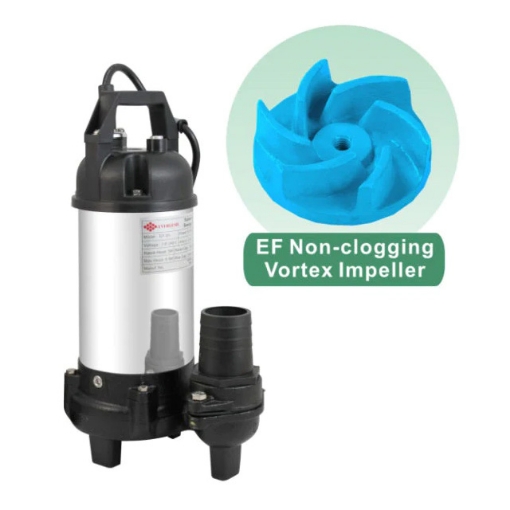 图片 EVERGUSH SUBMERSIBLE VORTEX SEWAGE PUMP EF-05