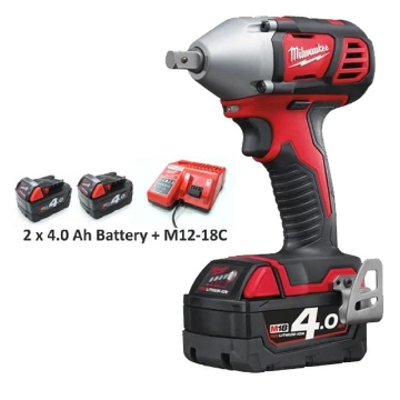 图片 MILWAUKEE M18 IMPACT WRENCH SET M18BIW12-502C