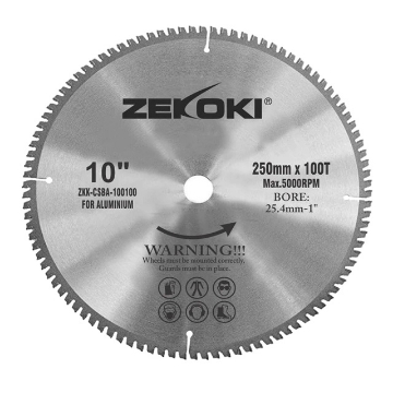 图片 ZEKOKI CIRCULAR SAW BLADE FOR ALUMINUM ZKK-CSBA-100100, ZKK-CSBA-100120