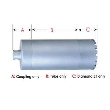 图片 AGP 3-Section Wet Type Diamond Core Bit