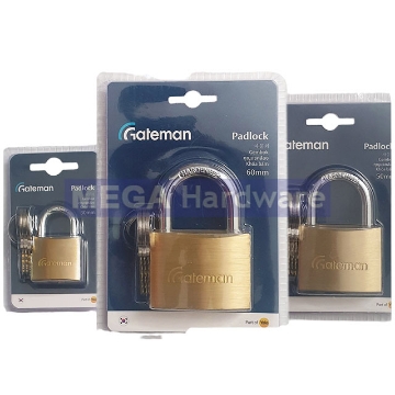 图片 Gateman 60mm Brass Padlock YLGMP60