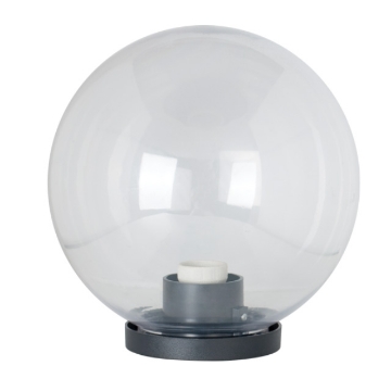 图片 FIREFLY Plain Clear Diffuser Post Installation Globe Garden Lamps , IP44 - FOGL531/8