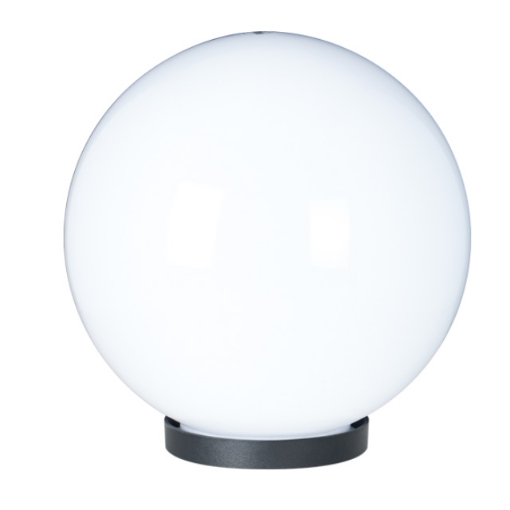 图片 FIREFLY Plain White Opal Diffuser Post Installation Globe Garden Lamps, Ip44 - FOGL533/8