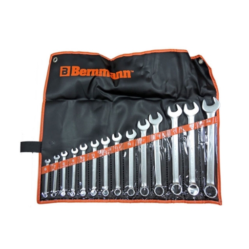 图片 BERNMANN Combination Wrench (14 Pieces) - B-02-624PB