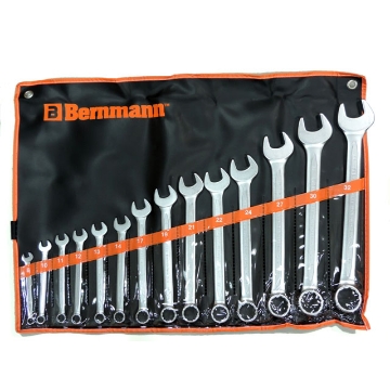 图片 BERNMANN Combination Wrench (14 Pieces) - B-02-832PB