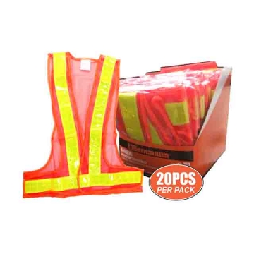 图片 BERNMANN Reflective Safety Vest 20 Pieces Per Pack B-4407G