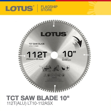 图片 LOTUS TCT SAW BLADE (Aluminum) LT10-112ASX