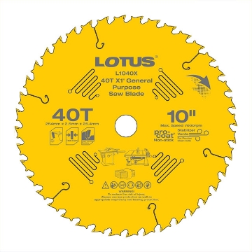 图片 LOTUS X1® General Purpose Saw Blade L1040X