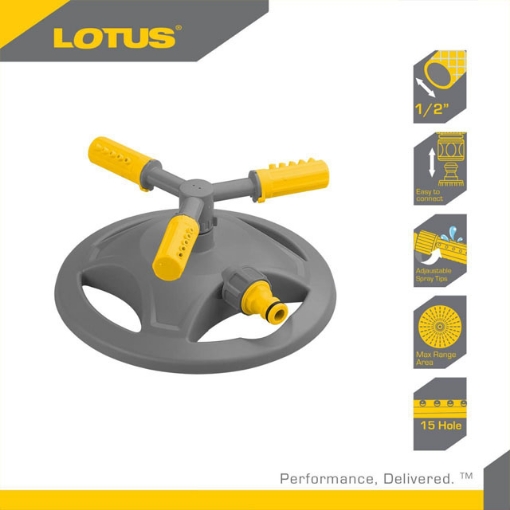 图片 LOTUS Rotating Sprinkler 3 Arm+Base LTGT3RSX