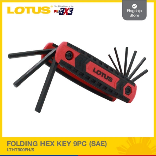 图片 LOTUS Folding Hex Key (SAE) 9pcs LTHT900FH/S