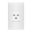 图片 ROYU Plano Series White 1 Gang Aircon Outlet Set - MD901