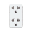 图片 ROYU Wide Series Duplex Universal Outlet with Ground & Shutter - RWO11