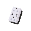 图片 ROYU Wide Series Duplex Universal Outlet with 2 USB - RWO12