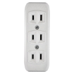 图片 ROYU 3 Gang Spring Loaded Outlet - REDOU403