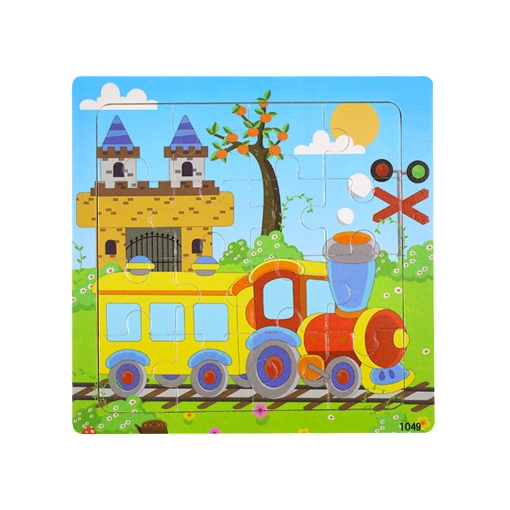 图片 Wooden puzzle pieces children's puzzle pieces Space,Transportation, Mermaid Early Education puzzle