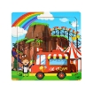 图片 Wooden puzzle pieces children's puzzle pieces Space,Transportation, Mermaid Early Education puzzle