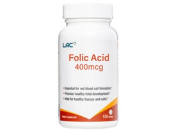 图片 LAC VITAMINS Folic Acid 400mcg (100 tablets)