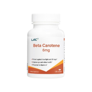 图片 LAC VITAMINS Beta Carotene 6mg (120 softgels)